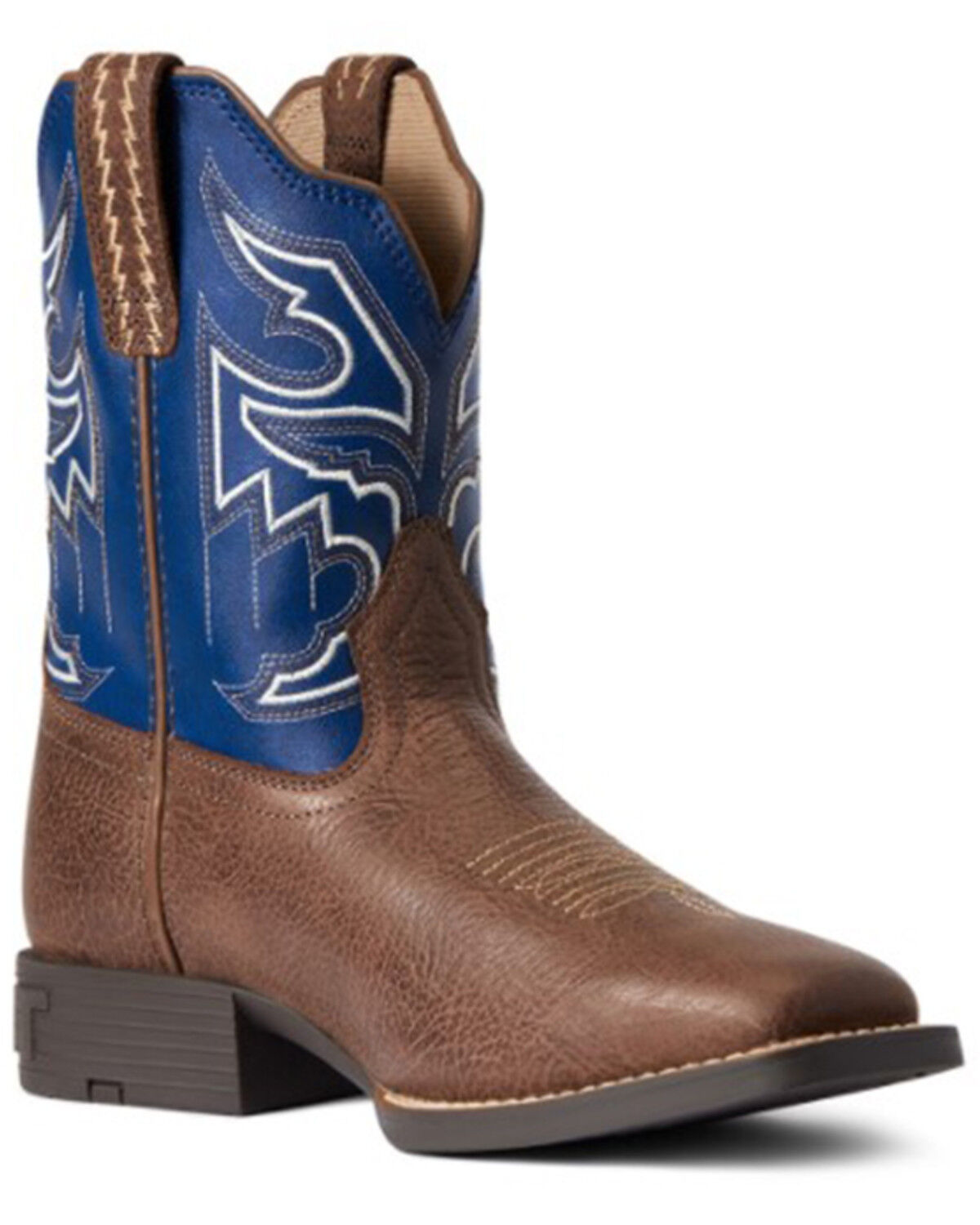 Image #1 - Ariat Boys' Sorting Pen Western Boots - Square Toe, Brown, hi-res