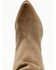 Image #6 - Cleo + Wolf Women's Dani Western Booties - Snip Toe, Taupe, hi-res