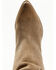 Image #6 - Cleo + Wolf Women's Dani Western Booties - Pointed Toe, Taupe, hi-res