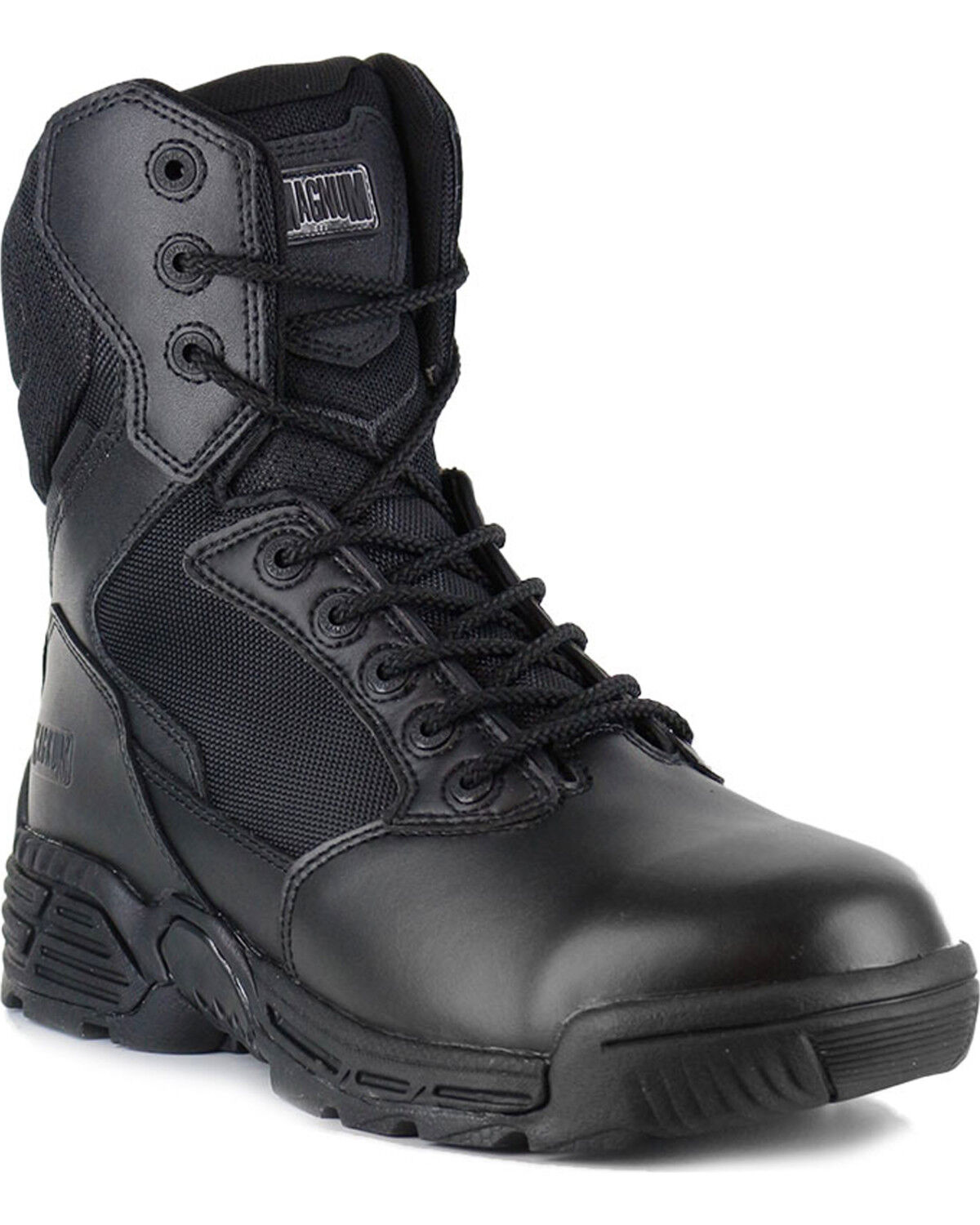 Image #1 - Magnum Men's Stealth Force Side Zip Waterproof Work Boots - Round Toe, , hi-res