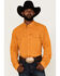 Image #1 - RANK 45® Men's Solid Roughie Tech Long Sleeve Snap Western Shirt, Gold, hi-res