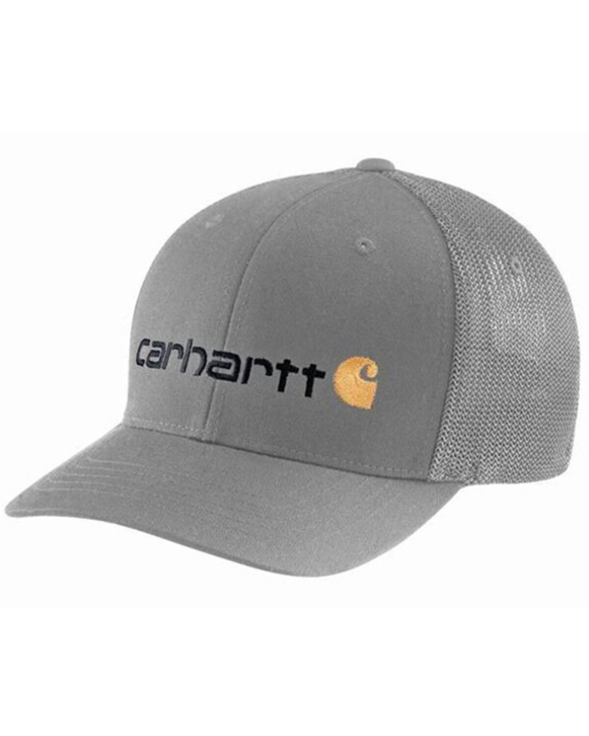 Image #1 - Carhartt Men's Embroidered Logo Ball Cap, Slate, hi-res
