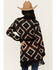 Image #4 - Idyllwind Women's Timothy Southwestern Print Sweater , Maroon, hi-res