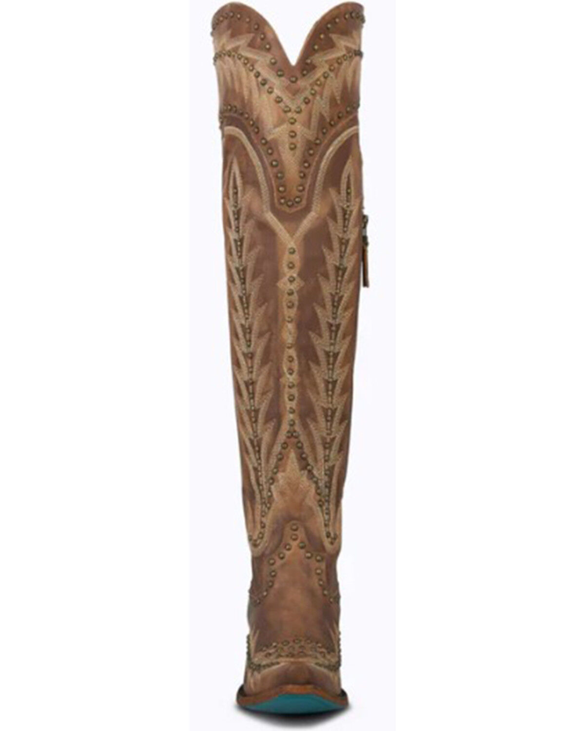 Image #4 - Lane Women's Lexington Western Boots - Snip Toe, Caramel, hi-res