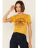 Image #1 - Paramount Network's Yellowstone Women's Bozeman Graphic Tee, Mustard, hi-res
