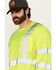 Image #3 - Hawx Men's Reflective Long Sleeve Work T-Shirt - Big, Yellow, hi-res