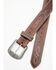 Image #2 - Cody James Men's Pebbled Leather Western Belt, Brown, hi-res
