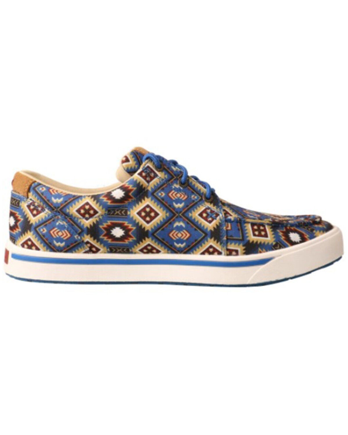 Image #2 - Twisted X Men's Southwestern Pattern Casual Kicks Shoes - Moc Toe, Multi, hi-res