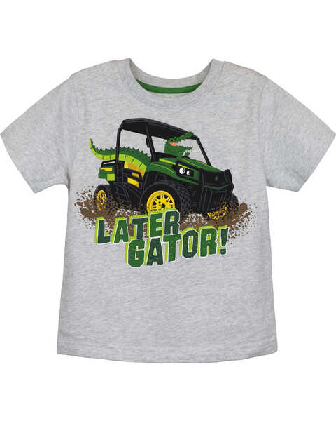 John Deere Toddler Boys' Later Gator Short Sleeve Graphic T-Shirt , Grey, hi-res
