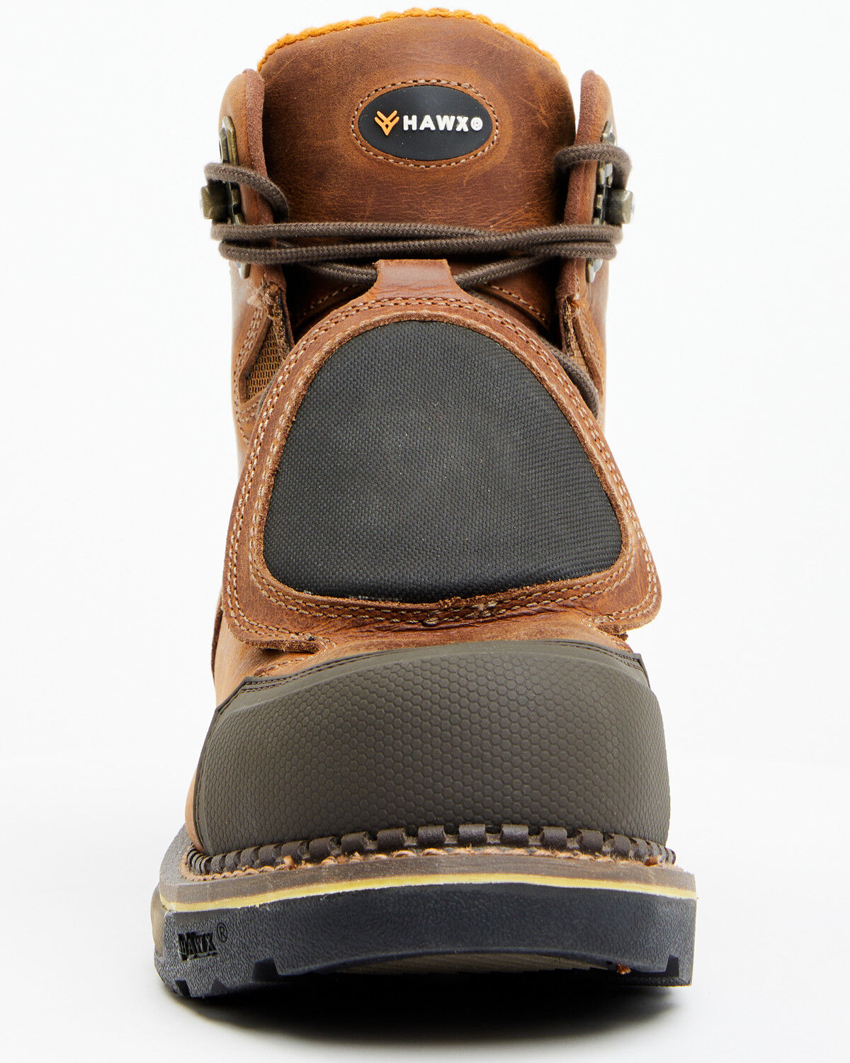 Image #4 - Hawx Men's Crew Chief External Met Guard Work Boots - Composite Toe, Brown, hi-res