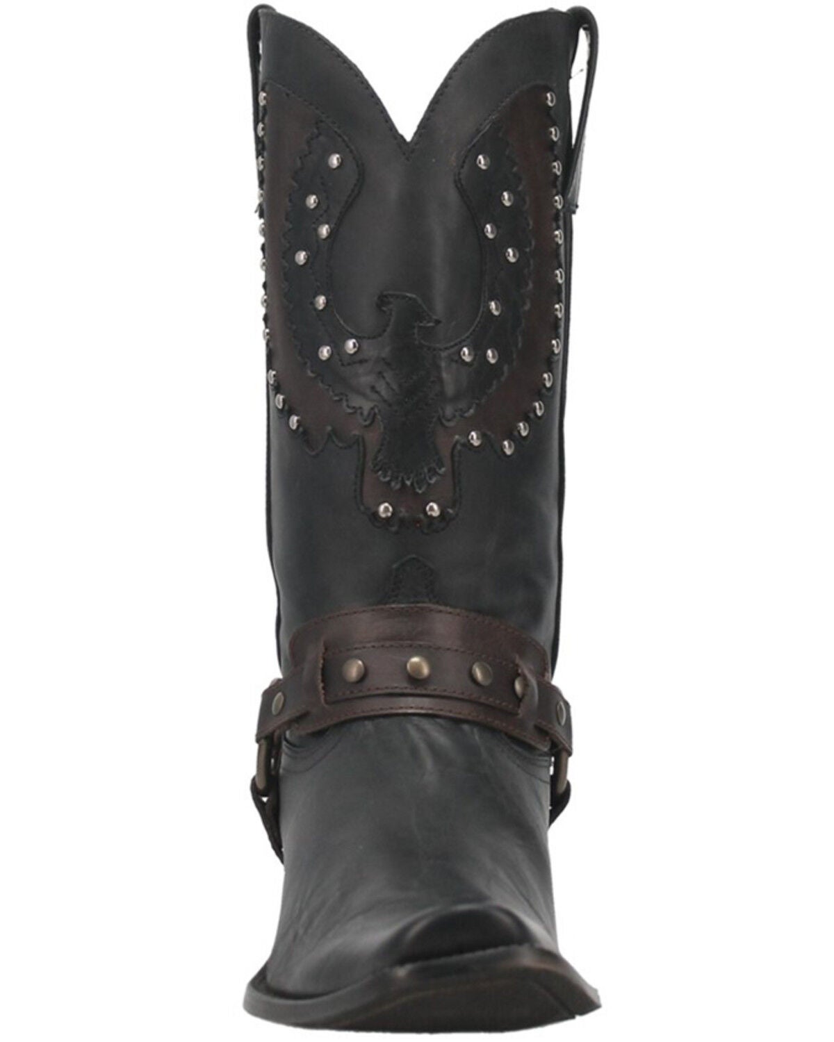 Image #4 - Dingo Men's War Studded Eagle Inlay Western Boot - Square Toe, , hi-res