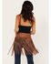 Image #2 - Idyllwind Women's Raleigh Fringe Western Belt, Brown, hi-res
