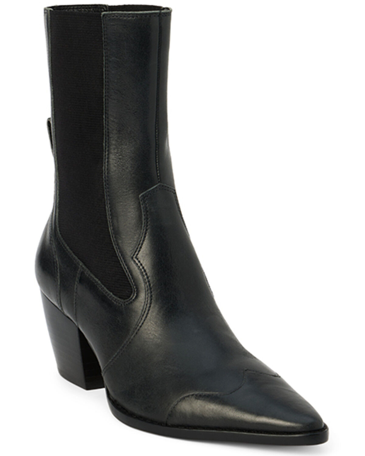 Image #1 - Matisse Women's Keith Western Booties - Snip Toe, Black, hi-res