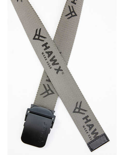 Image #2 - Hawx Men's Web Belt, Grey, hi-res
