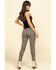 Rock & Roll Denim Women's Leopard Print Skinny Jeans , Blue, hi-res