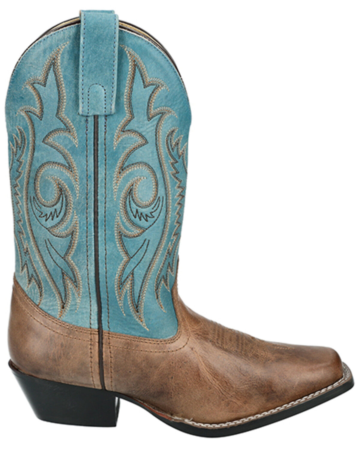Image #2 - Smoky Mountain Women's Victoria Western Boots - Snip Toe, Brown, hi-res