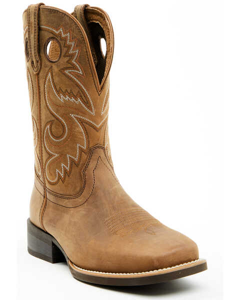 Cody James Men's Honcho CUSH CORE™ Performance Western Boots - Broad Square Toe , Tan, hi-res