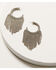 Wonderwest Women's Rhinestone Fringe Hoop Earrings , Silver, hi-res