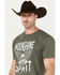 Image #2 - Moonshine Spirit Men's Inflight Short Sleeve Graphic T-Shirt, Olive, hi-res