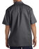 Image #2 - Dickies Men's Solid Short Sleeve Folded Work Shirt, Charcoal Grey, hi-res