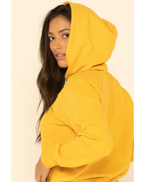 Image #5 - Levi’s Women's Sportswear Logo Hoodie, Dark Yellow, hi-res