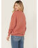 Image #4 - Rock & Roll Denim Women's Ride Em Cowboy Graphic Crewneck, Rust Copper, hi-res