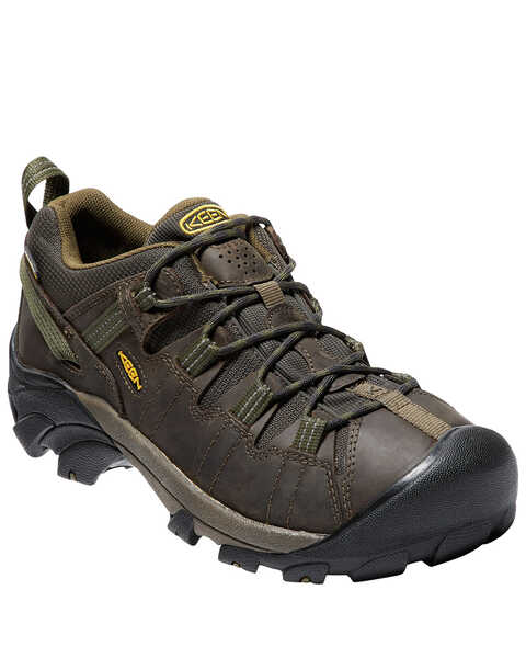 Image #1 - Keen Men's Targhee II Waterproof Hiking Boots - Soft Toe, Brown, hi-res