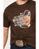 Image #3 - Moonshine Spirit Men's Turn Down Whiskey Short Sleeve Graphic T-Shirt, Dark Brown, hi-res