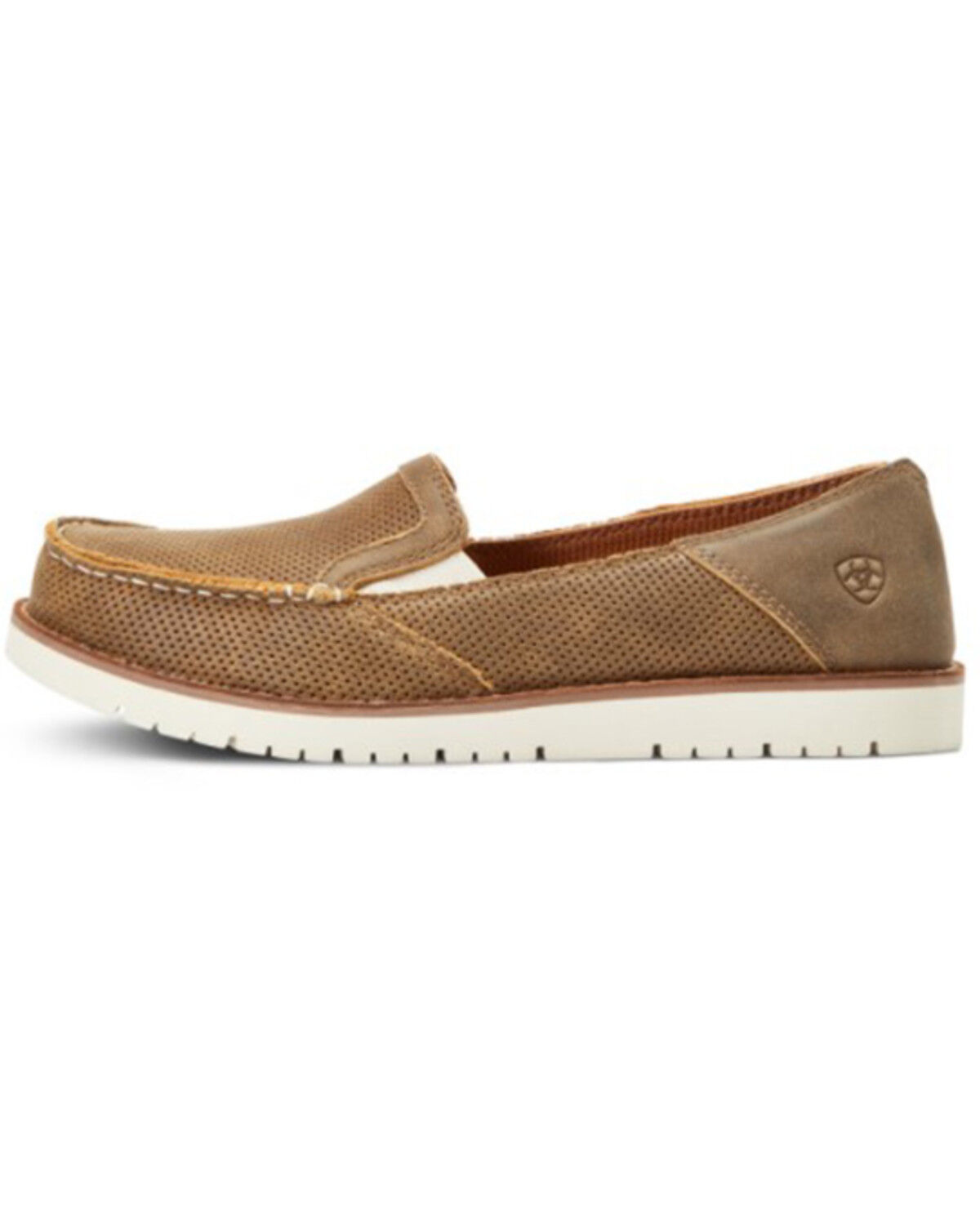 Image #2 - Ariat Women's Cruiser 360 Bomber Brown Slip-On Casual Shoes - Moc Toe, Brown, hi-res