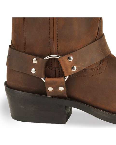 Image #2 - Durango Men's Harness Boots - Square Toe, Distressed, hi-res