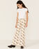 Image #1 - Rock & Roll Denim Girls' Desert Print Flare Jeans, Beige/khaki, hi-res
