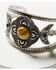 Image #2 - Shyanne Women's Monument Valley Silver Medallion Cuff Bracelet, Silver, hi-res