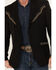 Image #3 - Scully Men's Diamond Embroidered Sportcoat, Black, hi-res