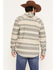 Image #4 - Dakota Grizzly Men's Boot Barn Exclusive Shane Striped Long Sleeve Snap Flannel Shirt, Grey, hi-res