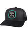 Image #1 - Hooey Men's Zenith Logo Patch Trucker Cap, Black, hi-res
