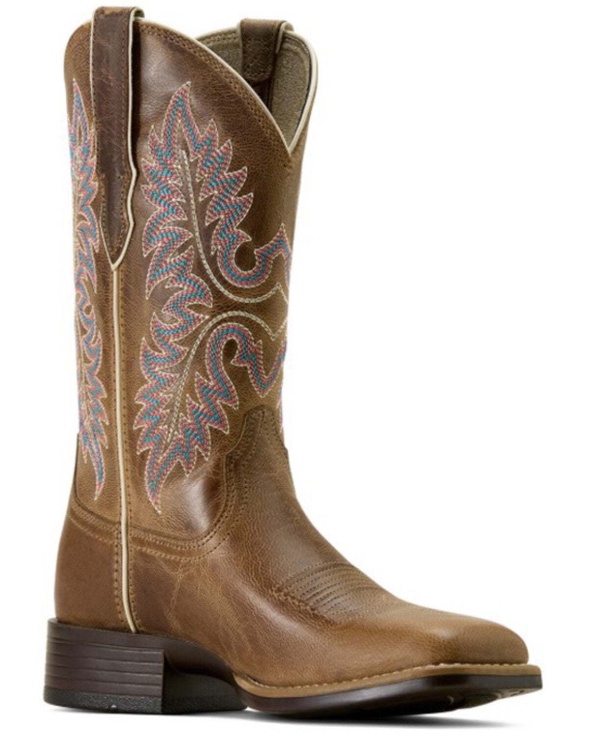 Image #1 - Ariat Women's Canyon Point Performance Western Boots - Broad Square Toe, Brown, hi-res
