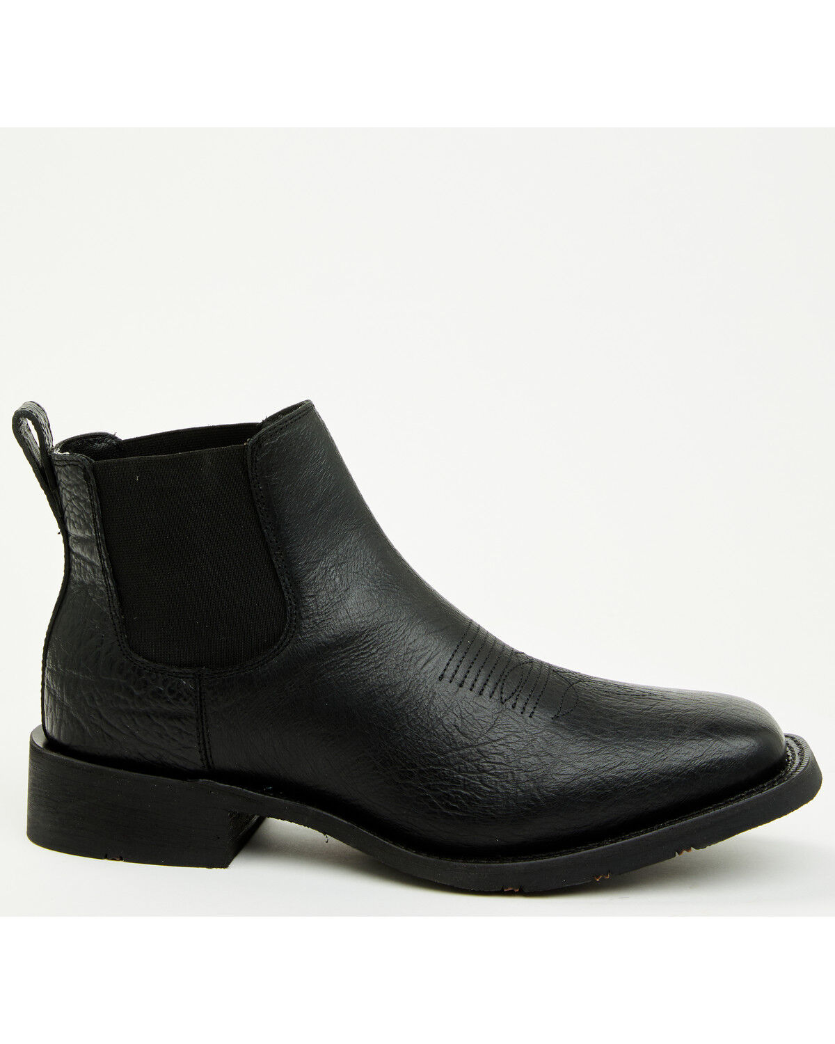 Image #2 - Laredo Men's Devin Chelsea Boots - Broad Square Toe, Black, hi-res