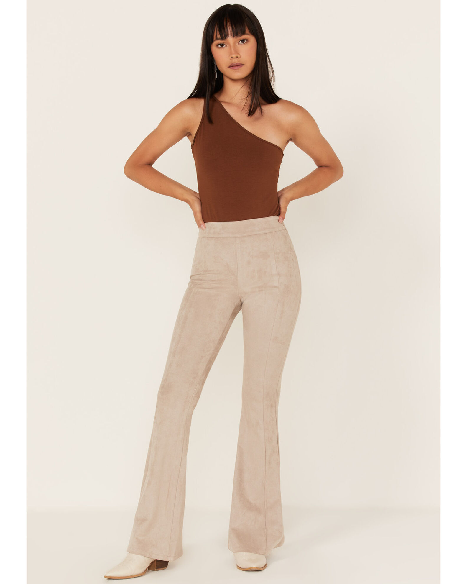 Flare suede store