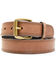 Image #1 - Hawx Men'sTriple Stitched Work Belt, Brown, hi-res