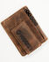 Image #3 - Hooey Men's Brown Liberty Rope Embossed Bi-Fold Money Clip Wallet, Brown, hi-res