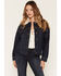 Image #1 - Idyllwind Women's Maeve Fur Lined Denim Jacket, Dark Wash, hi-res