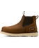 Image #2 - Ariat Men's Rebar Wedge Chelsea Waterproof Work Boots - Composite Toe, Brown, hi-res