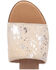 Image #6 - Dingo Women's Metallic Hairon Moo Moo Sandals, Silver, hi-res