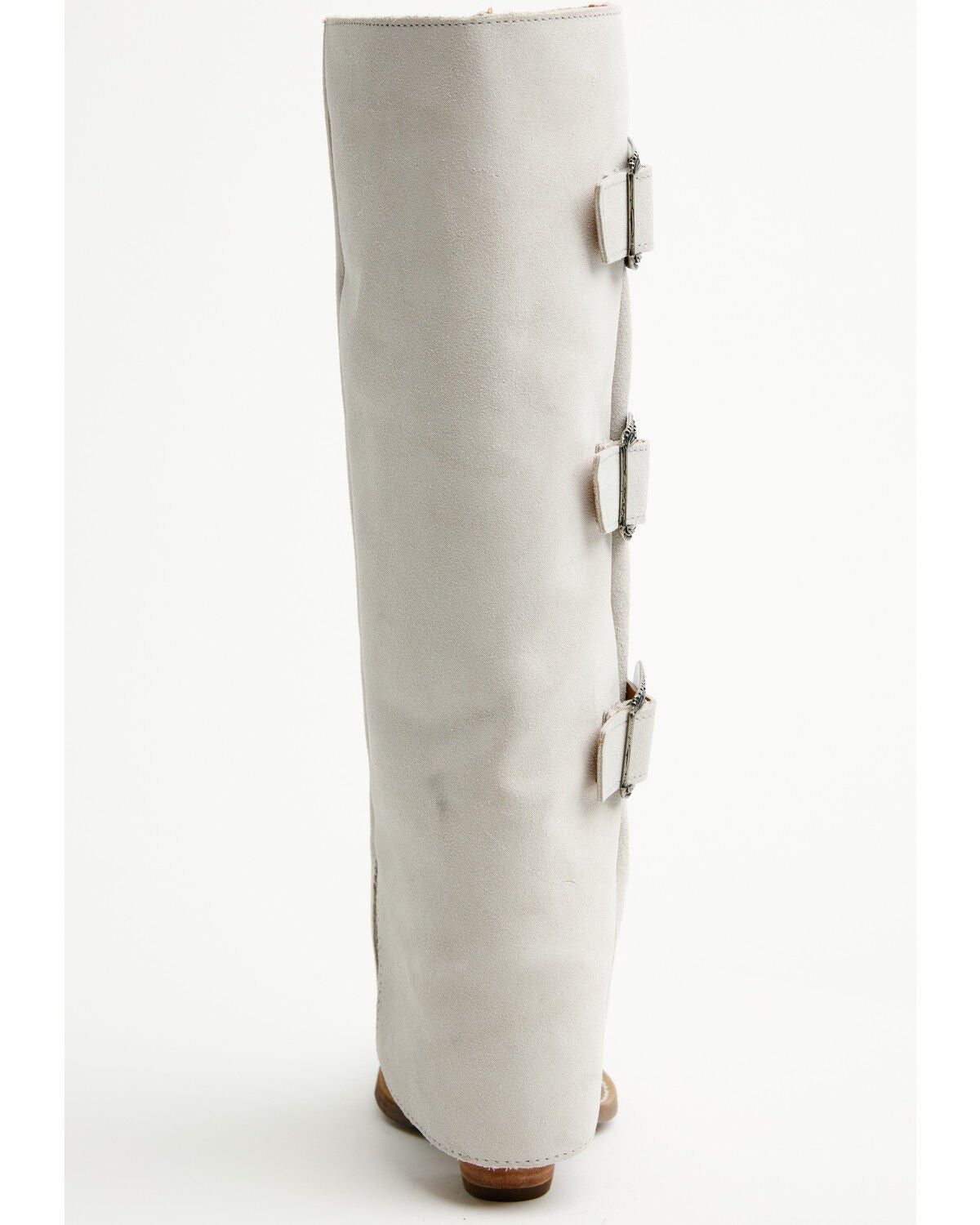 Image #5 - Dingo Women's Buckle Bunny Western Boots - Round Toe, White, hi-res