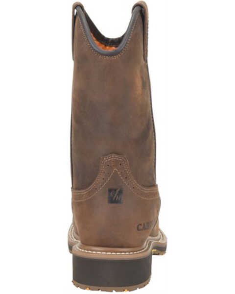 Image #3 - Carolina Men's Anchor Waterproof Western Work Boots - Soft Toe, Brown, hi-res