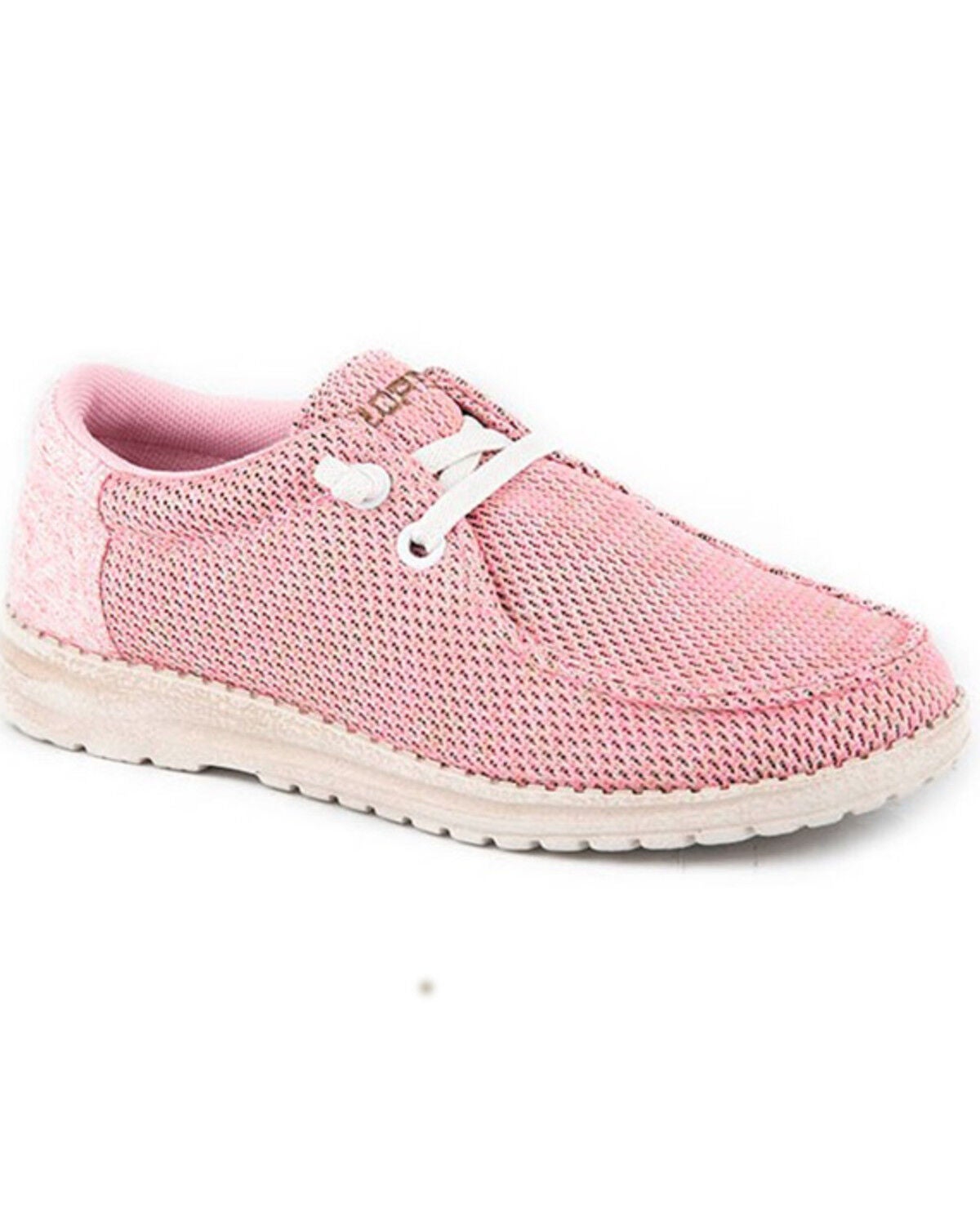 Roper Little Girls' Hang Loose Casual Shoes - Moc Toe, Pink, hi-res