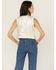 Image #4 - Levi's Women's Bella Denim Vest, Cream, hi-res