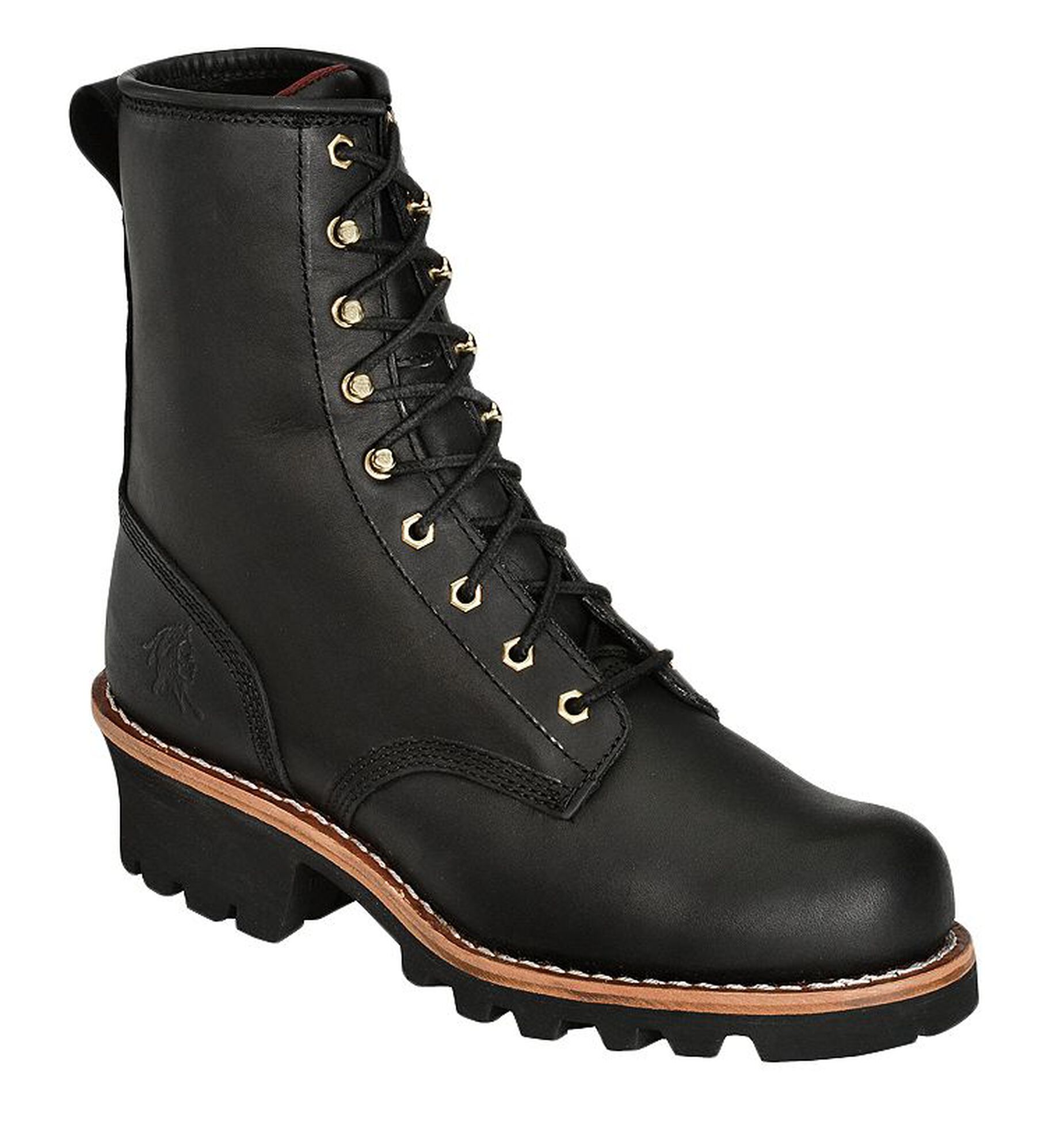 Chippewa 8 inch logger boots hot sale