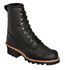 Image #1 - Chippewa Men's 8" Logger Boots - Steel Toe, Black, hi-res