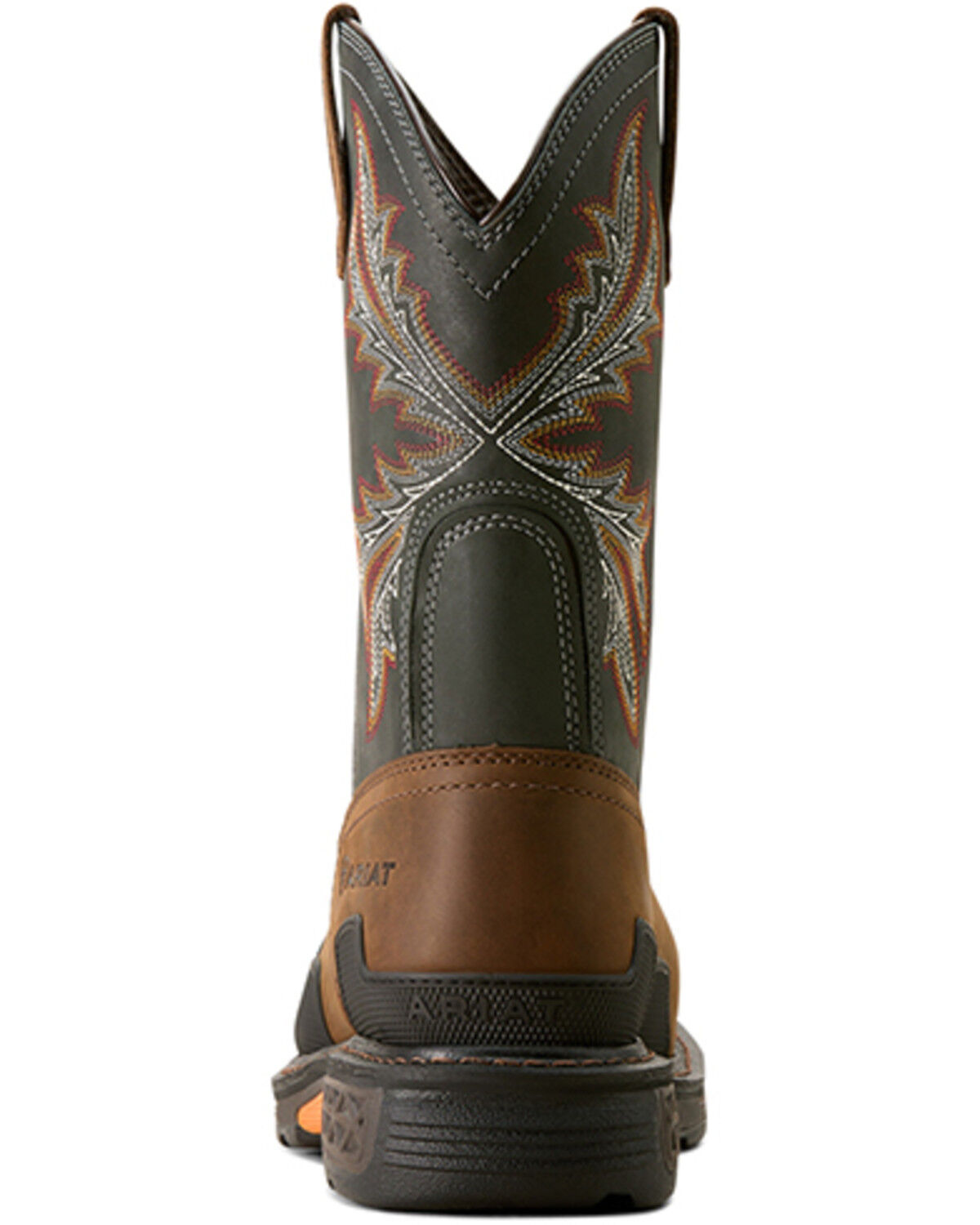 Image #3 - Ariat Men's Overdrive Work Boots - Composite Toe, Brown, hi-res